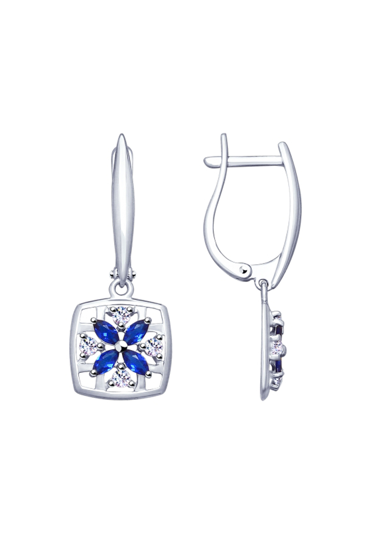 

Серьги из серебра с фианитом SOKOLOV 94022939, 94022939_k