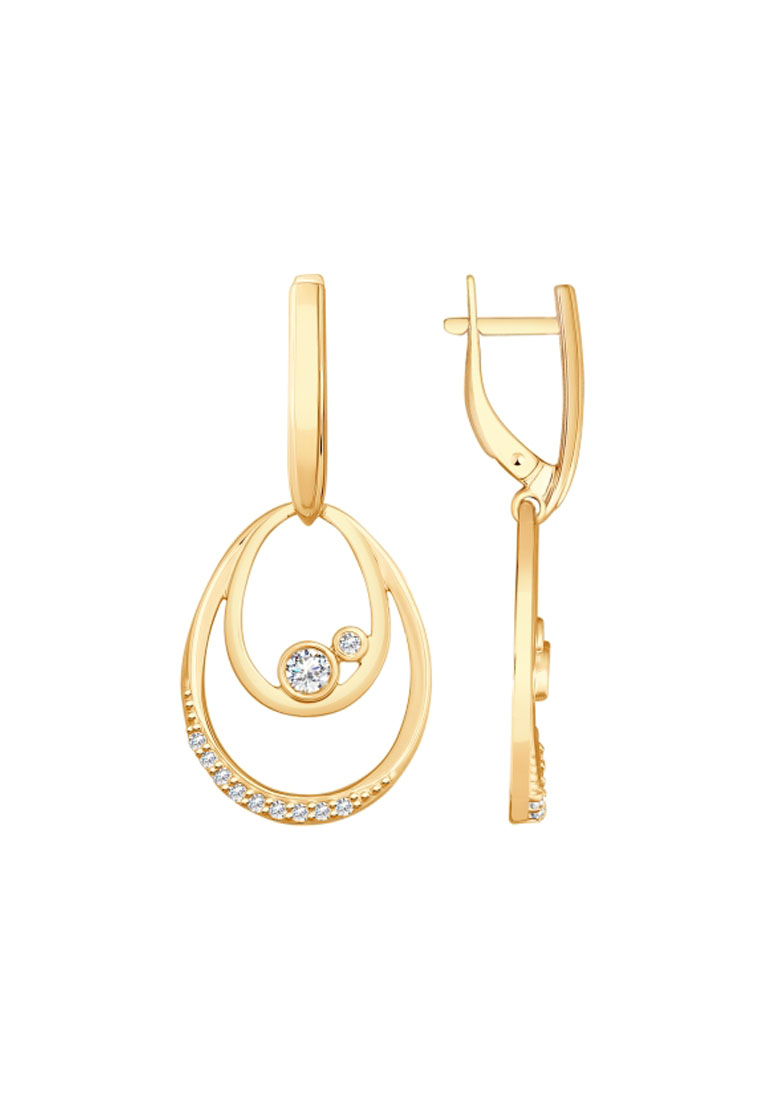 

Серьги из серебра с фианитом SOKOLOV 93020899, 93020899_k