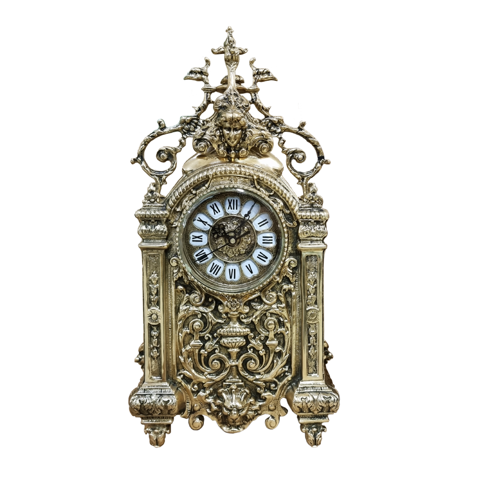 фото Часы каминные итальянские бронзовые ksva-bp-27037-d nobrand