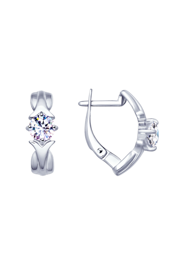 

Серьги из серебра с фианитом SOKOLOV 94022900, 94022900_k