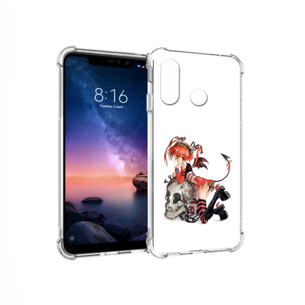 

Чехол MyPads Tocco для Xiaomi Redmi Note 6 аниме (PT118671.310.221), Прозрачный, Tocco