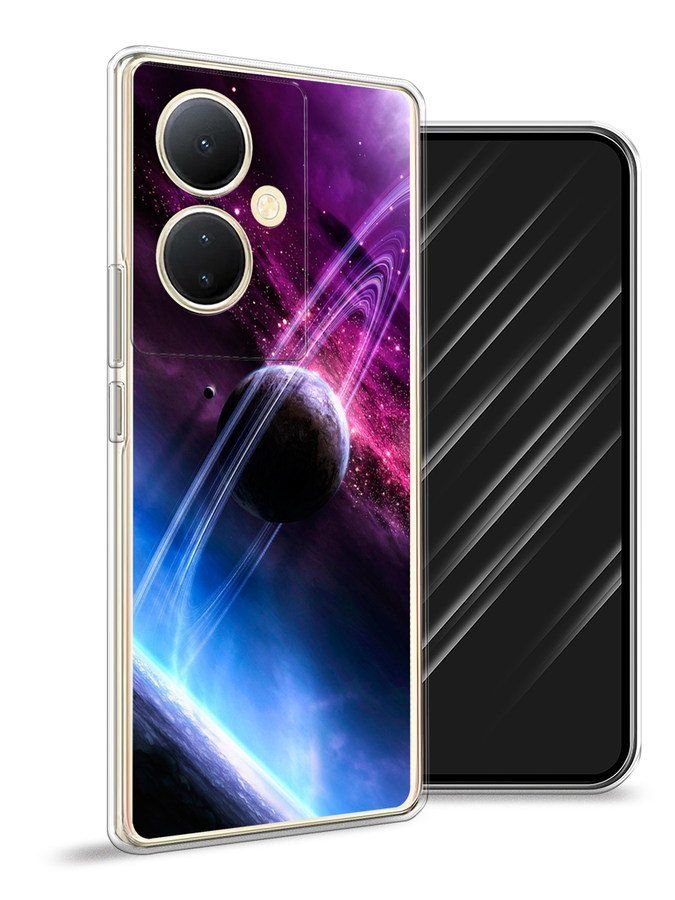 

Чехол Awog на Vivo Y78 5G (global)/V29 Lite, Черный;фиолетовый, 269050-4