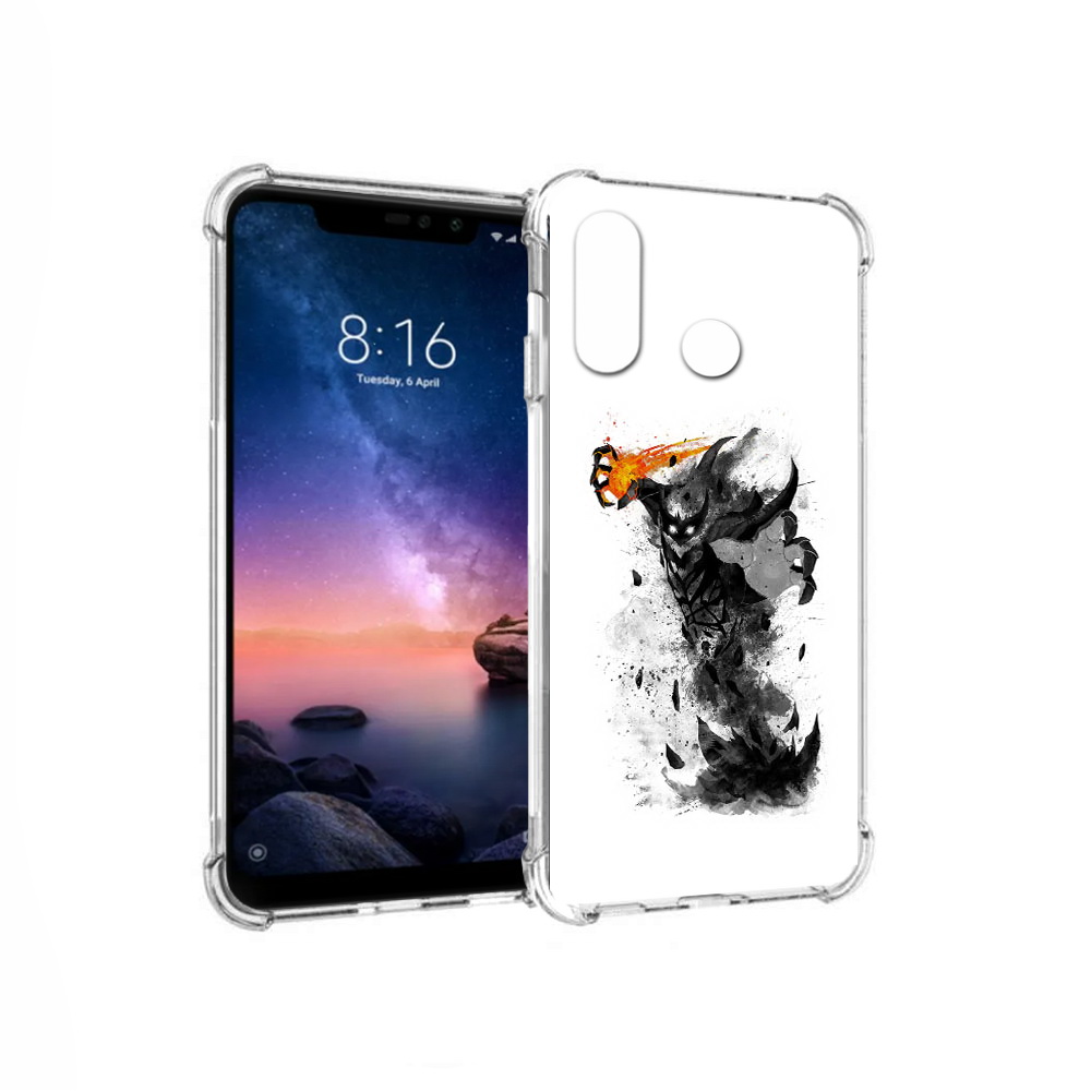 

Чехол MyPads Tocco для Xiaomi Redmi Note 6 nevermore черно белый (PT118671.310.21), Прозрачный, Tocco
