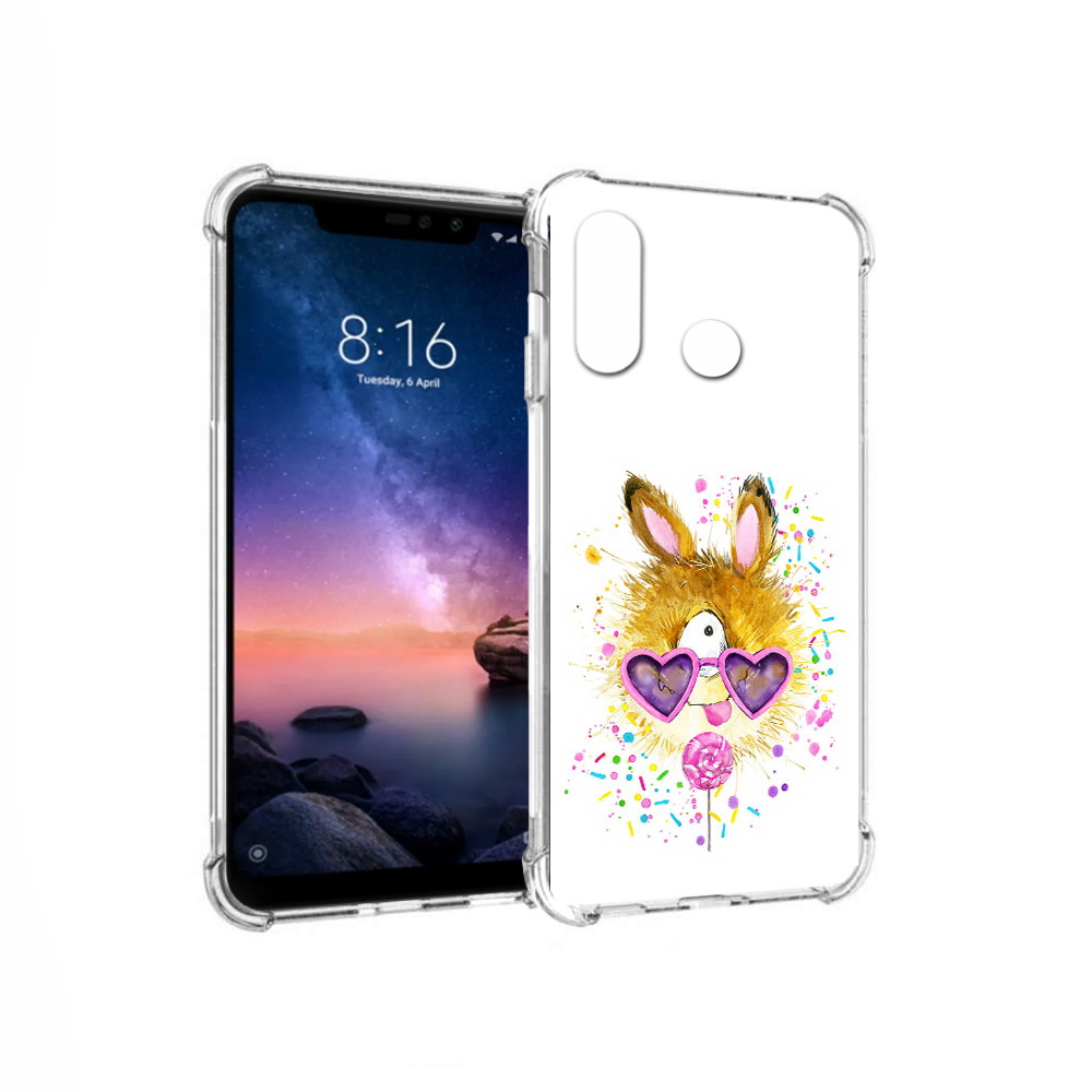 

Чехол MyPads Tocco для Xiaomi Redmi Note 6 Чупя (PT118671.310.201), Прозрачный, Tocco