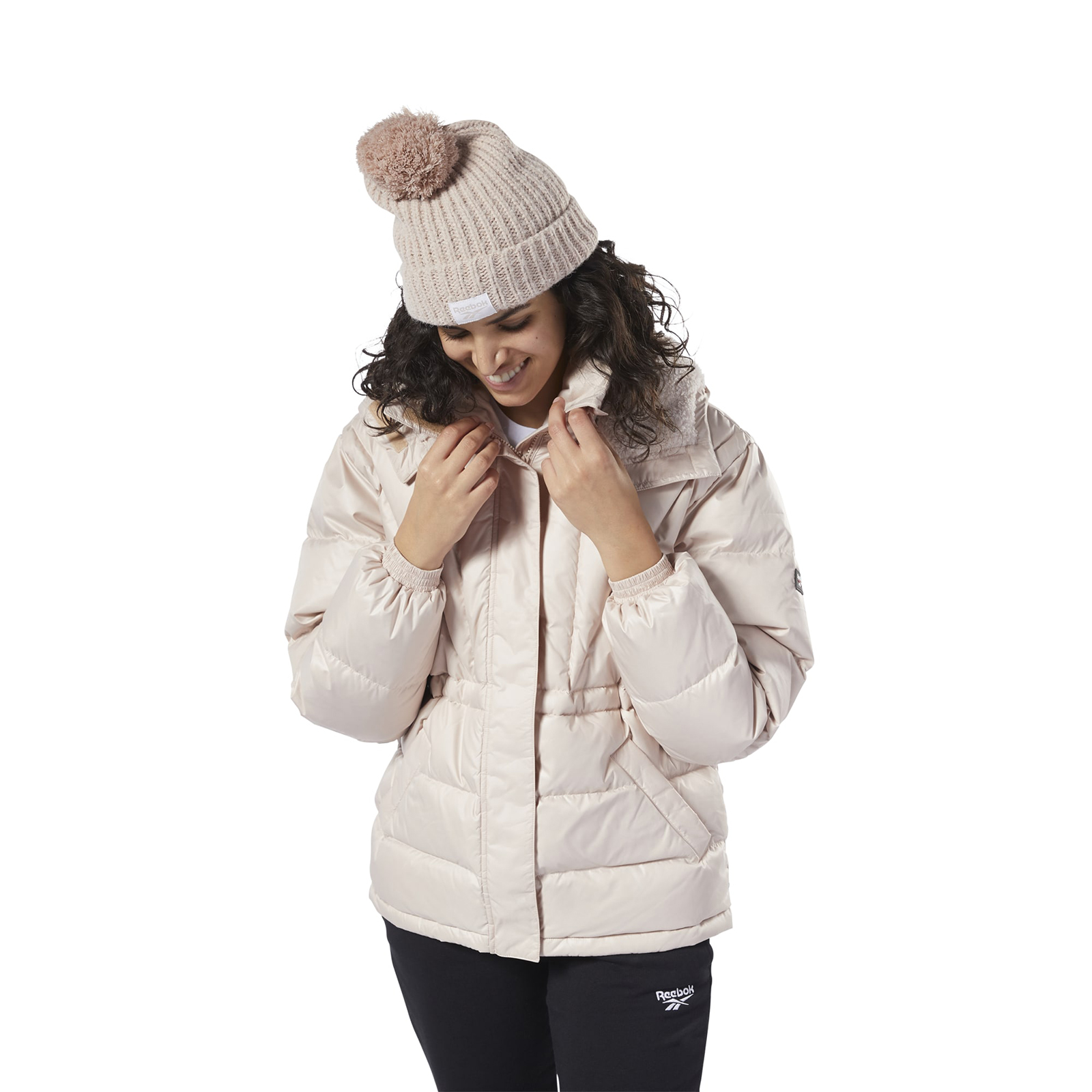 

Куртка женская Reebok DY5991 розовая M, DY5991