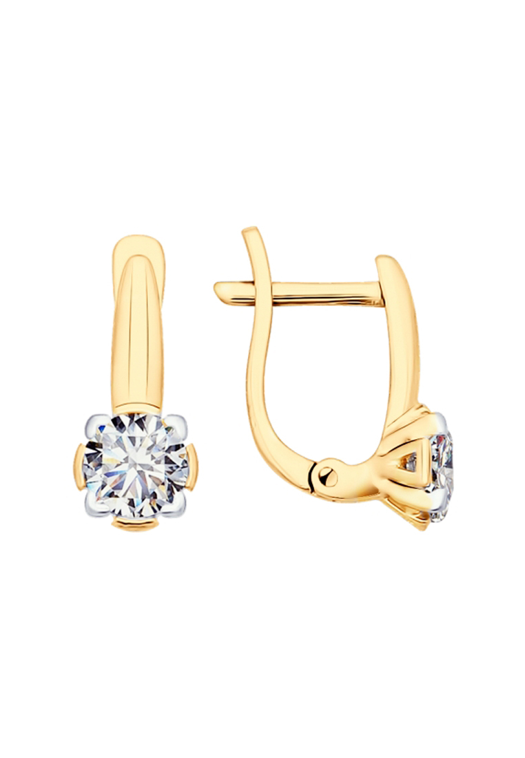 

Серьги из серебра с фианитом SOKOLOV 89020066, 89020066_k