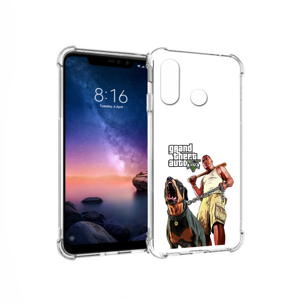 Чехол MyPads Tocco для Xiaomi Redmi Note 6 GTA грозная собака (PT118671.310.18)