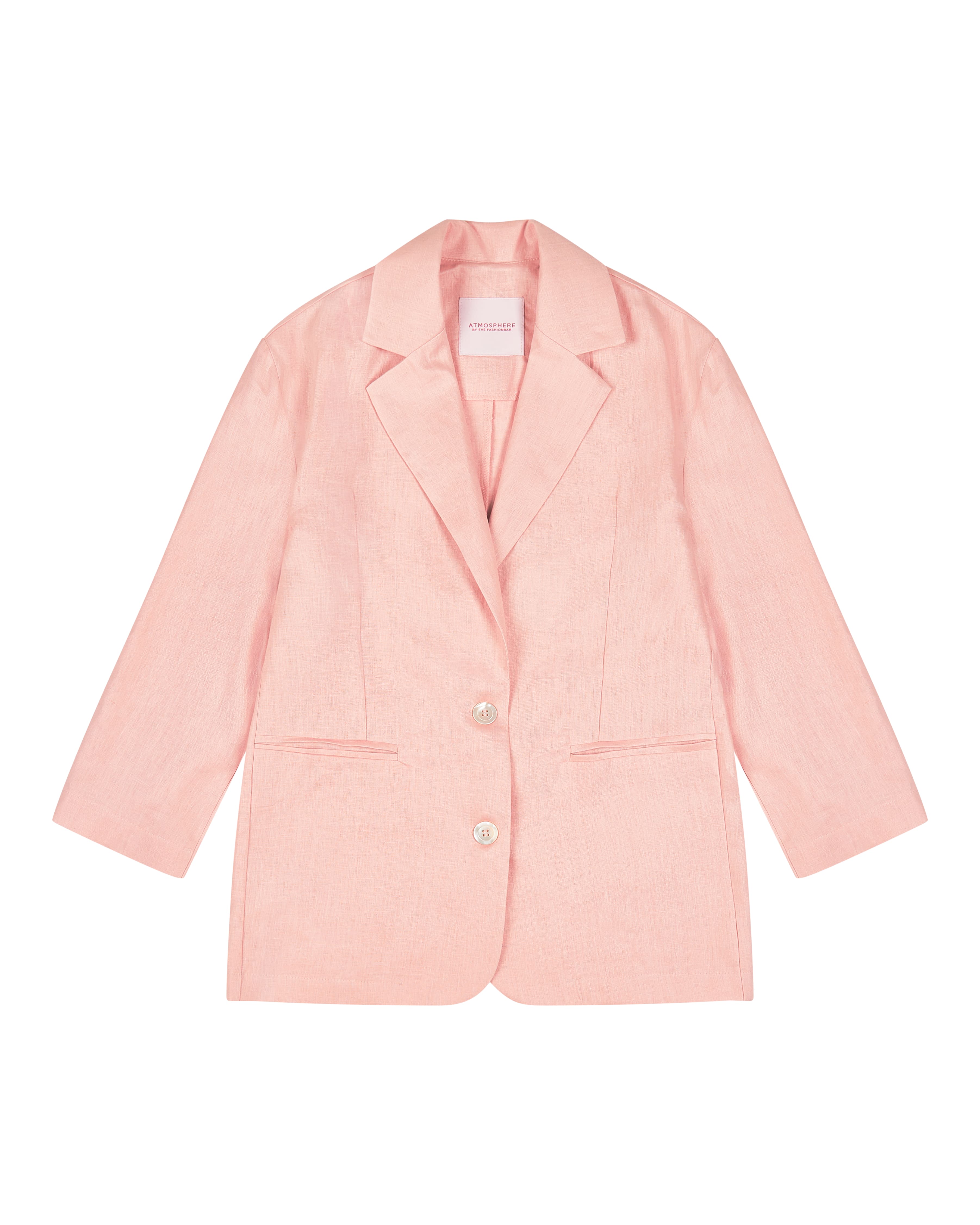 

Пиджак женский Atmosphere Linen jackets розовый S/M, Linen jackets