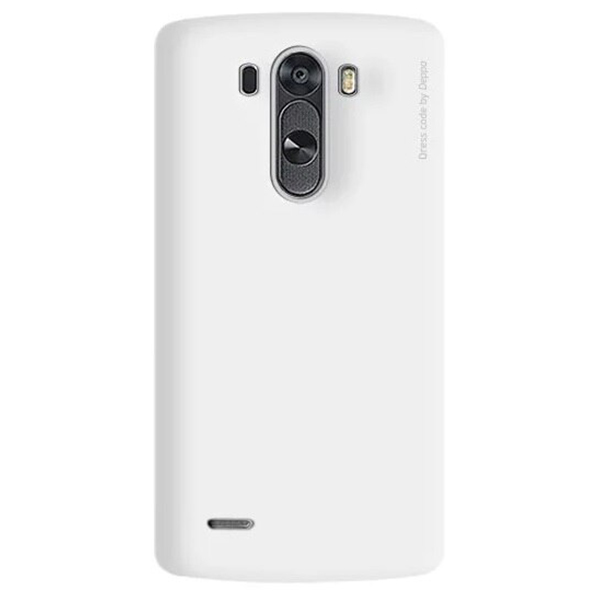 

для LG G3 Накладка Air Case для + защитная пленка, белая, Deppa, Белый