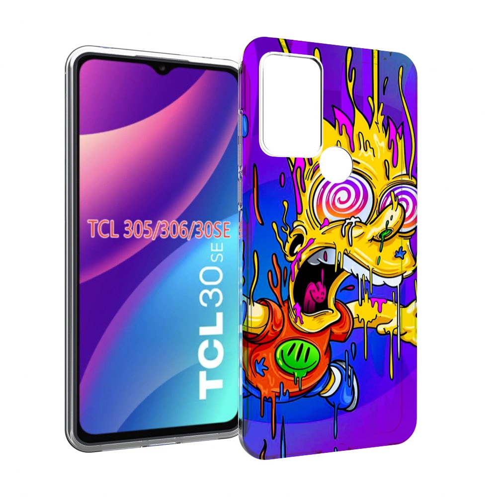 

Чехол MyPads Барт-арт-стрит для TCL 30SE/305/306/30E, Tocco