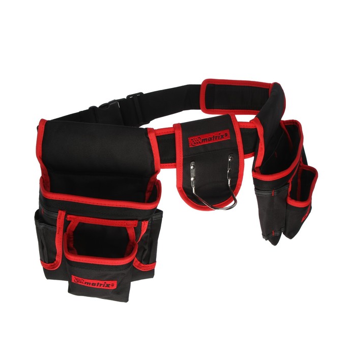 

Сумка - пояс двойная MATRIX, 20 карманов, держатель для молотка