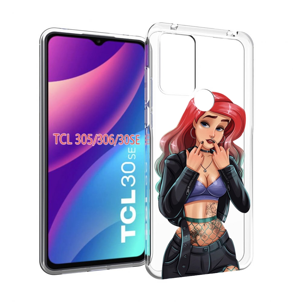 

Чехол MyPads Ариэль-русалочка-готика для TCL 30SE/305/306/30E, Tocco