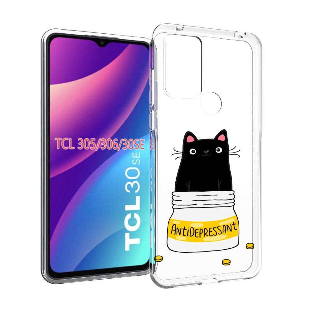 

Чехол MyPads Антидеприсан для TCL 30SE/305/306/30E, Tocco
