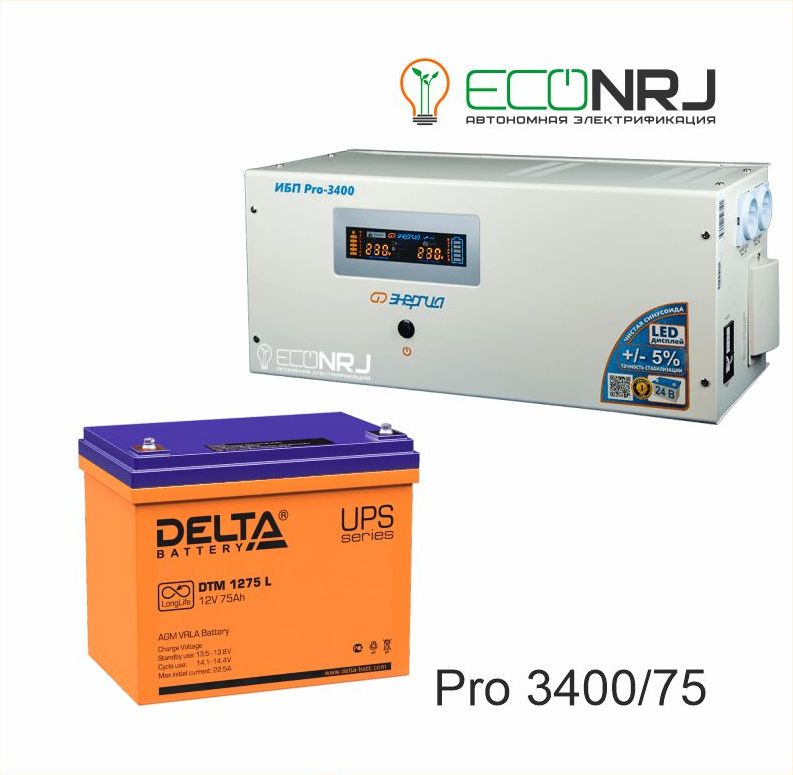 Энергия PRO-3400 + Delta DTM 1275 L