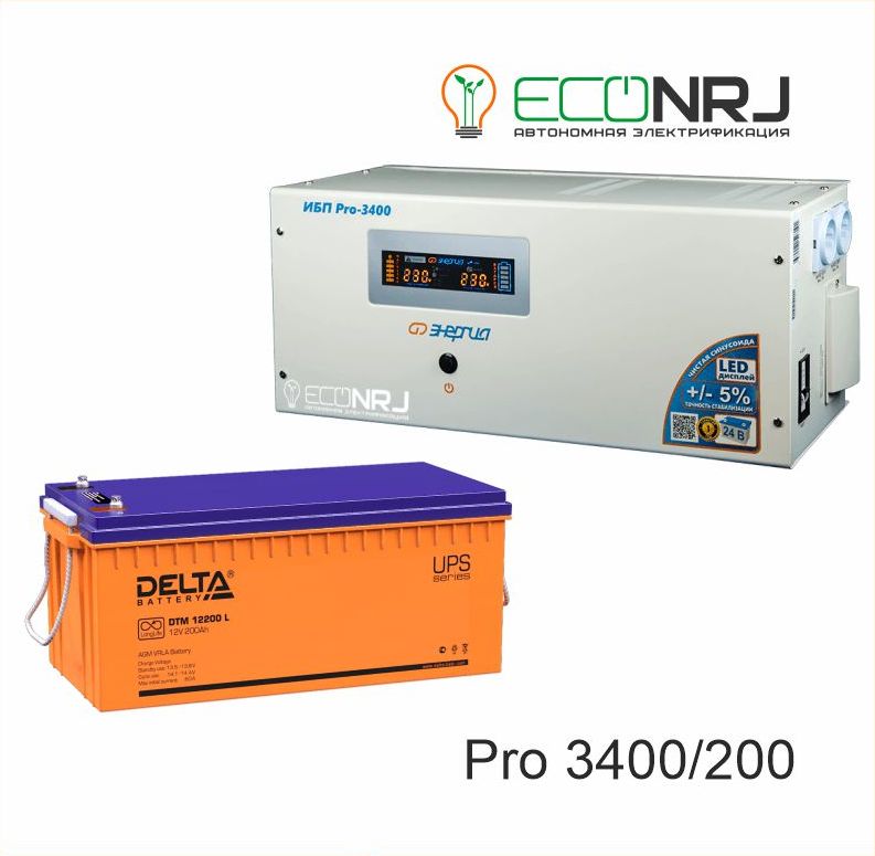 Энергия PRO-3400 + Delta DTM 12200 L