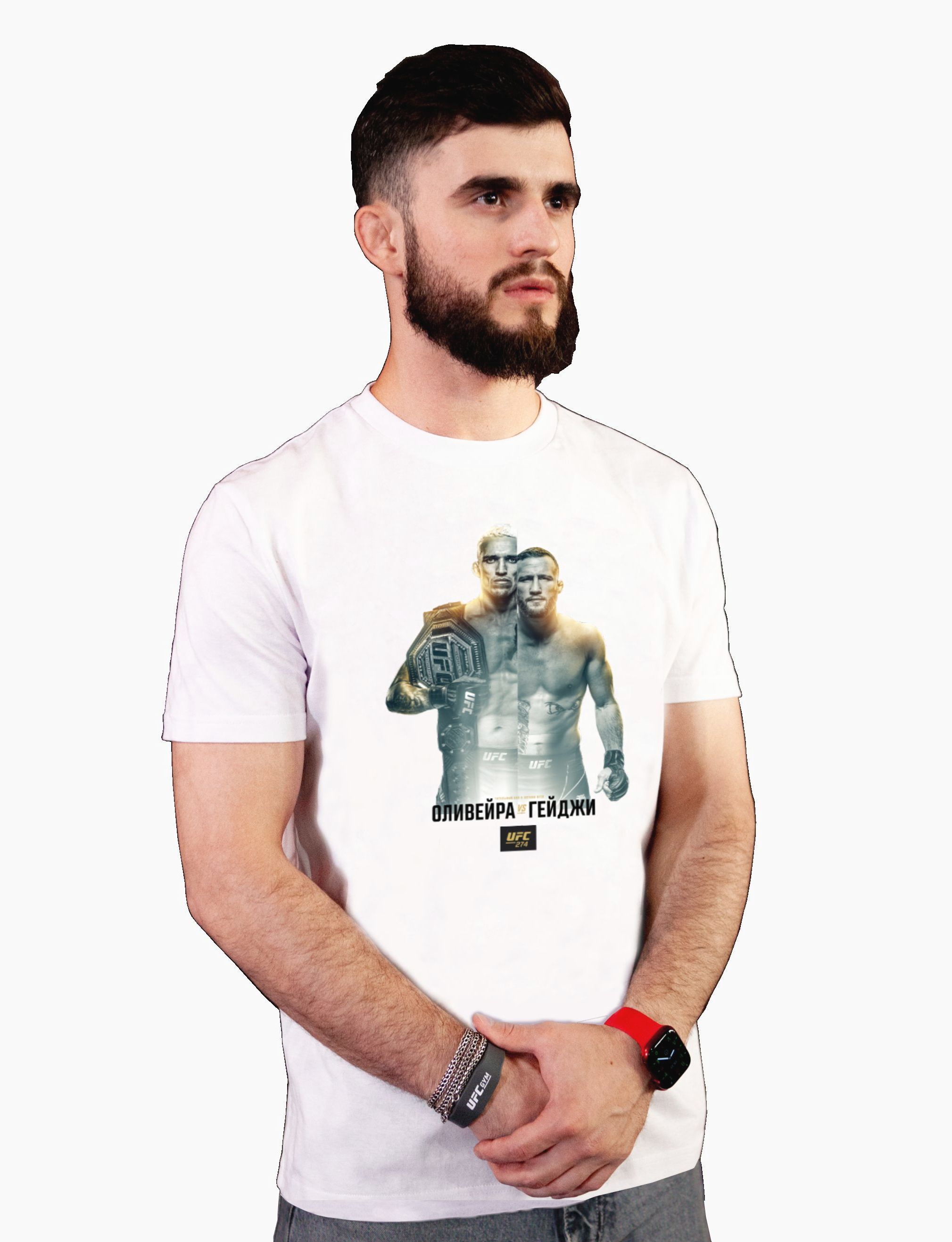 

Футболка мужская UFC UFCTSEVEWH001127P белая M, Белый, UFCTSEVEWH001127P