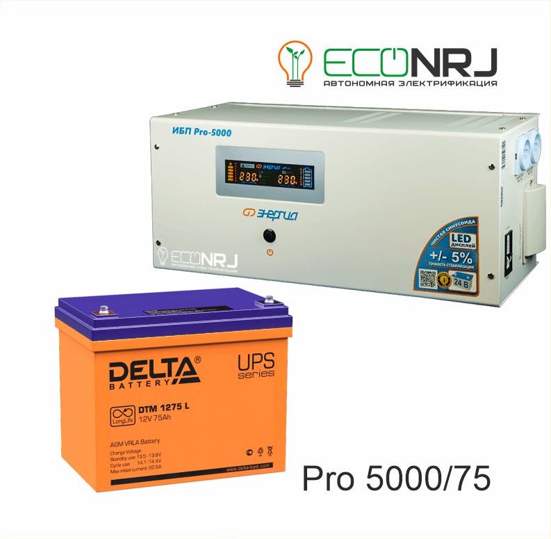 Энергия PRO-5000 + Delta DTM 1275 L