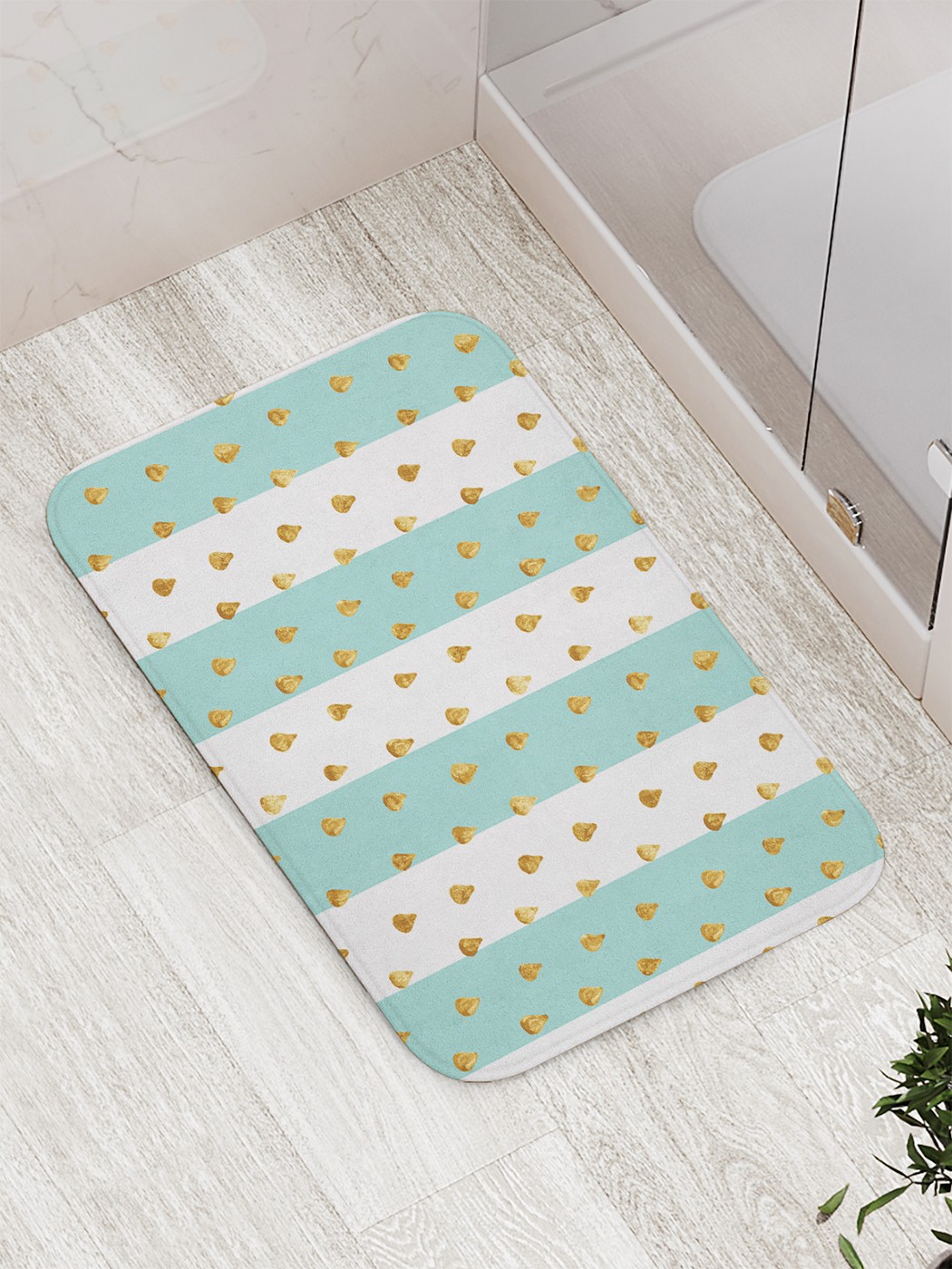 

Коврик противоскользящий для ванной, сауны, бассейна, 77х52 см bath_64757 JoyArty