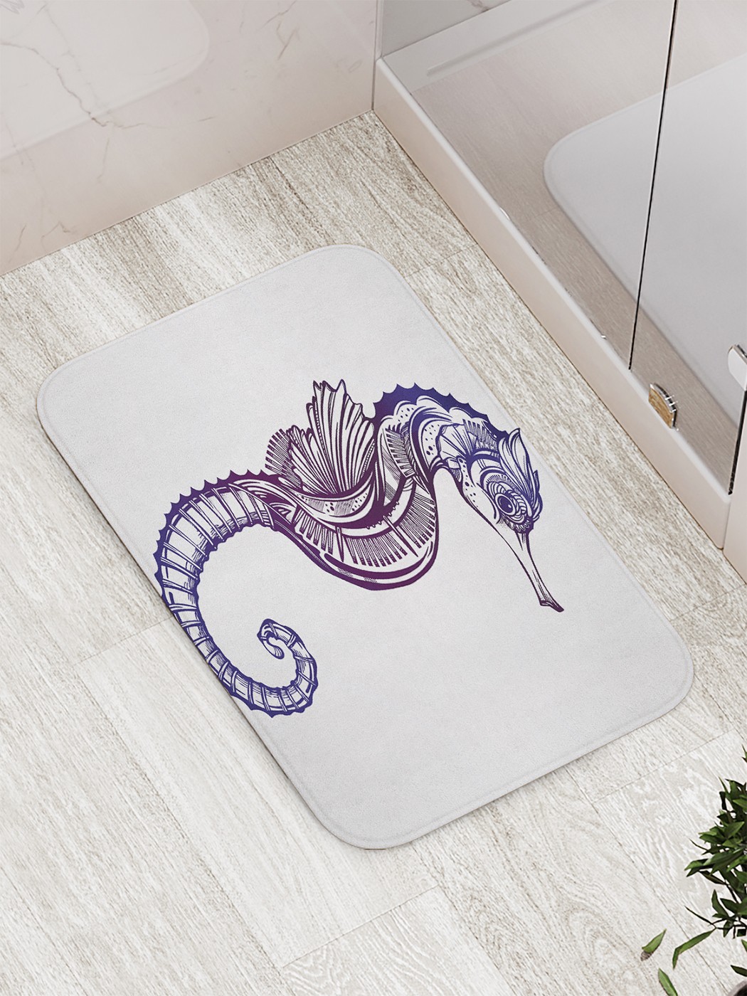 

Коврик противоскользящий для ванной, сауны, бассейна, 77х52 см bath_64726 JoyArty