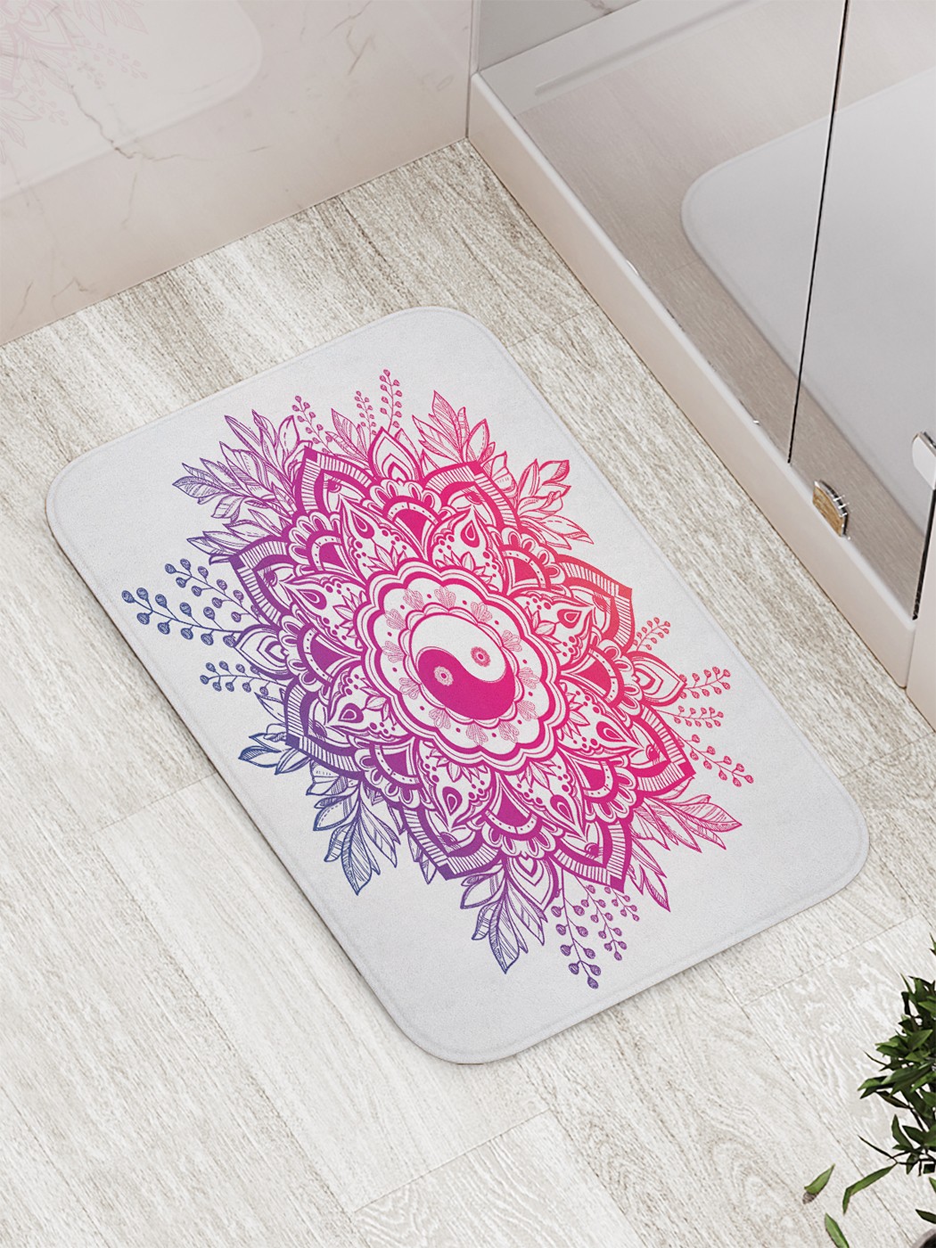 

Коврик противоскользящий для ванной, сауны, бассейна, 77х52 см bath_64725 JoyArty