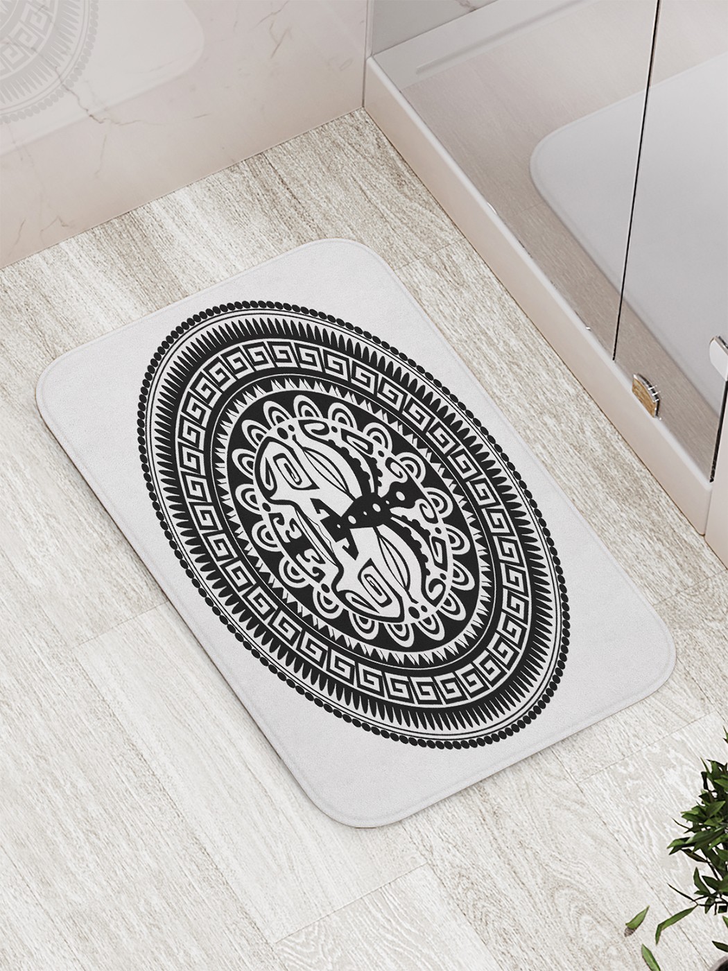 

Коврик противоскользящий для ванной, сауны, бассейна, 77х52 см bath_64712 JoyArty