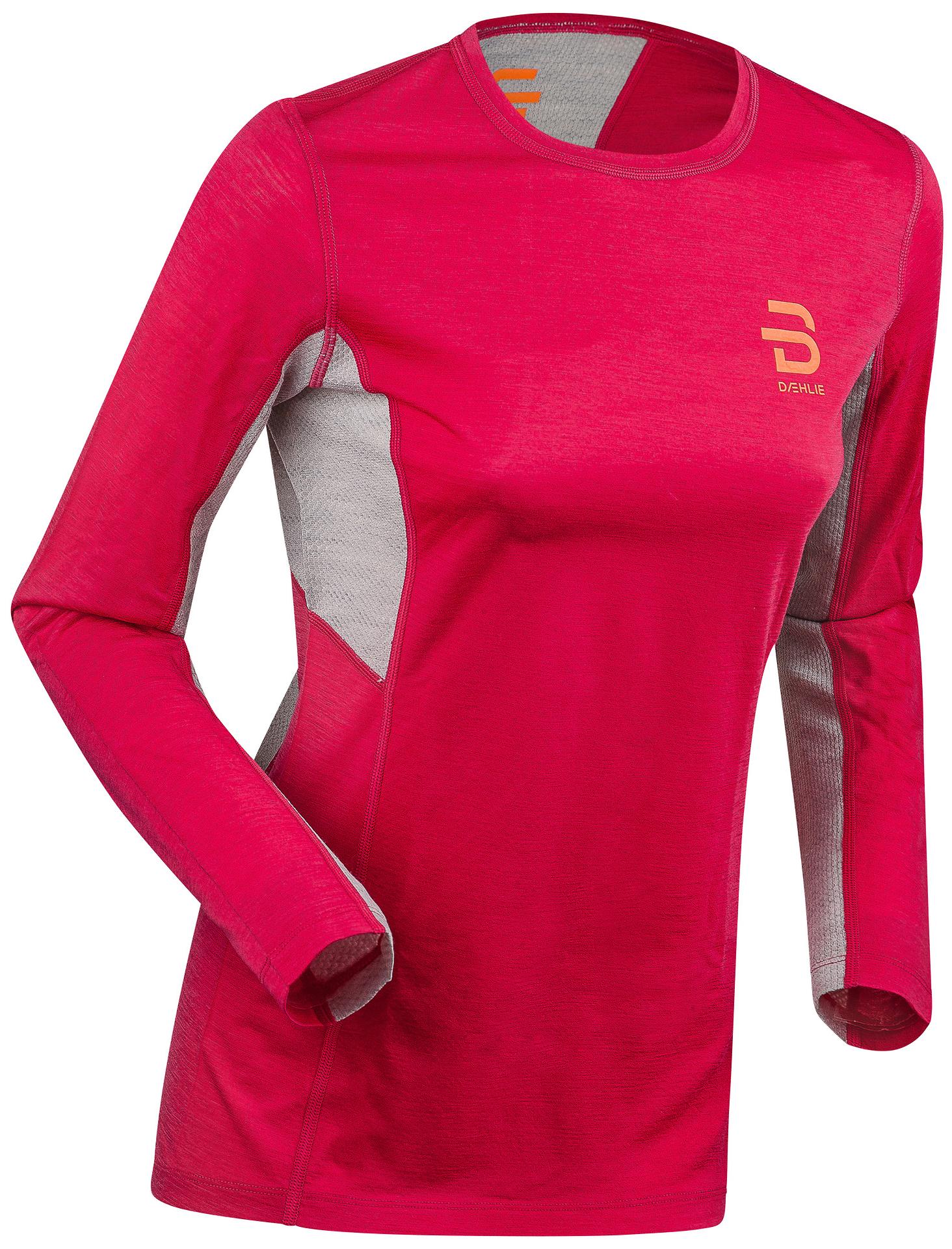 

Термолонгслив Bjorn Daehlie Training Wool Long Sleeve Wmn, bright rose, M, Розовый;серый, Training Wool Long Sleeve Wmn