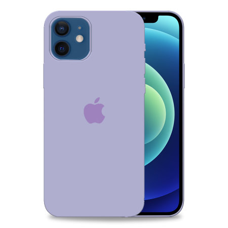 фото Чехол для apple iphone 12 silicone case (лаванда) storex24