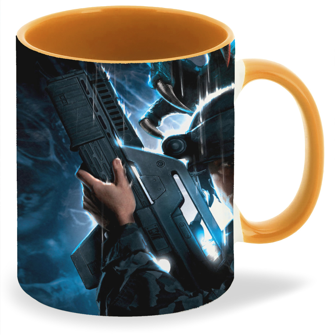 

Кружка CoolPodarok aliens colonial marines Солдат Сзади Чужой, aliens colonial marines Солдат Сзади Чужой
