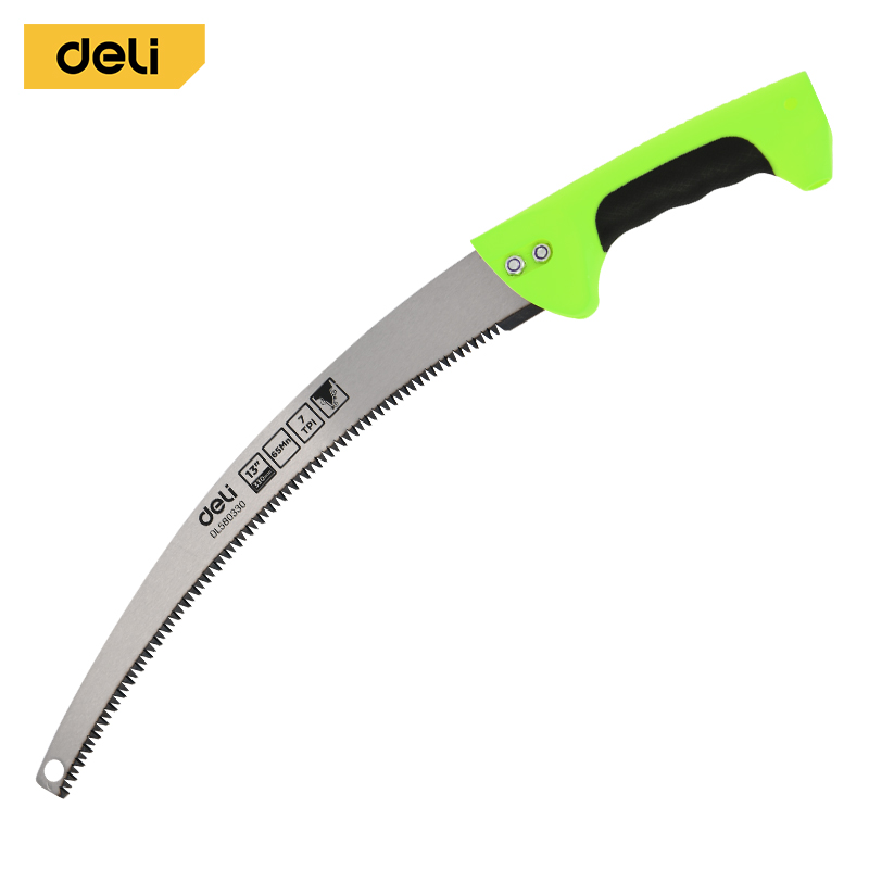 Садовая ножовка Deli Tools  DL580330 ножовка пила по дереву deli dl6845 450мм 7 зубьев на дюйм 2d заточка
