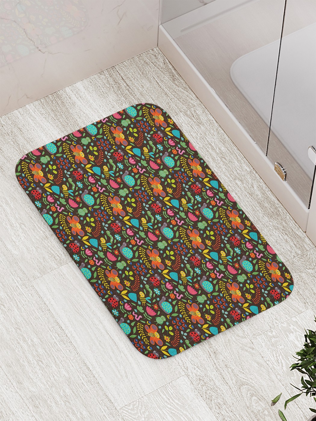 

Коврик противоскользящий для ванной, сауны, бассейна, 77х52 см bath_64687 JoyArty
