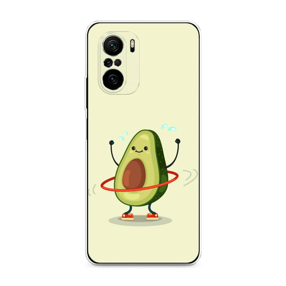 

Чехол Awog на Poco F3/Redmi K40/Mi 11i "Авокадо с обручем", Разноцветный, 312650-10