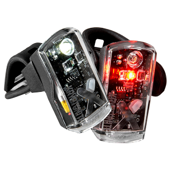 фото Велосипедный фонарь задний/передний kryptonite avenue f-50/r-14 dual led set usb-rlt