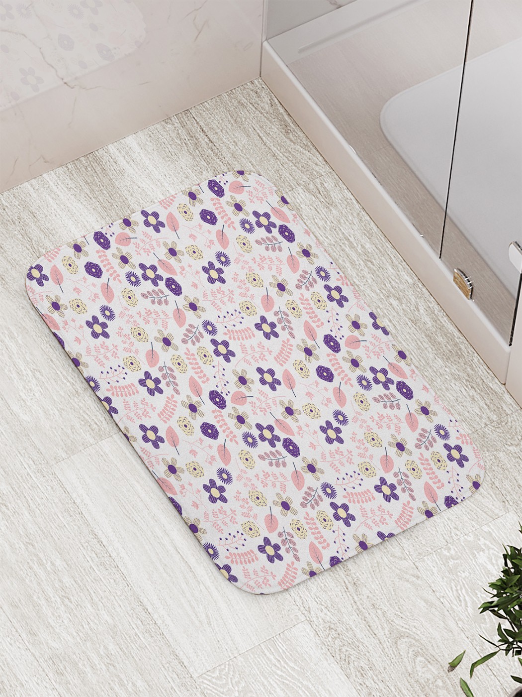 

Коврик противоскользящий для ванной, сауны, бассейна, 77х52 см bath_64676 JoyArty
