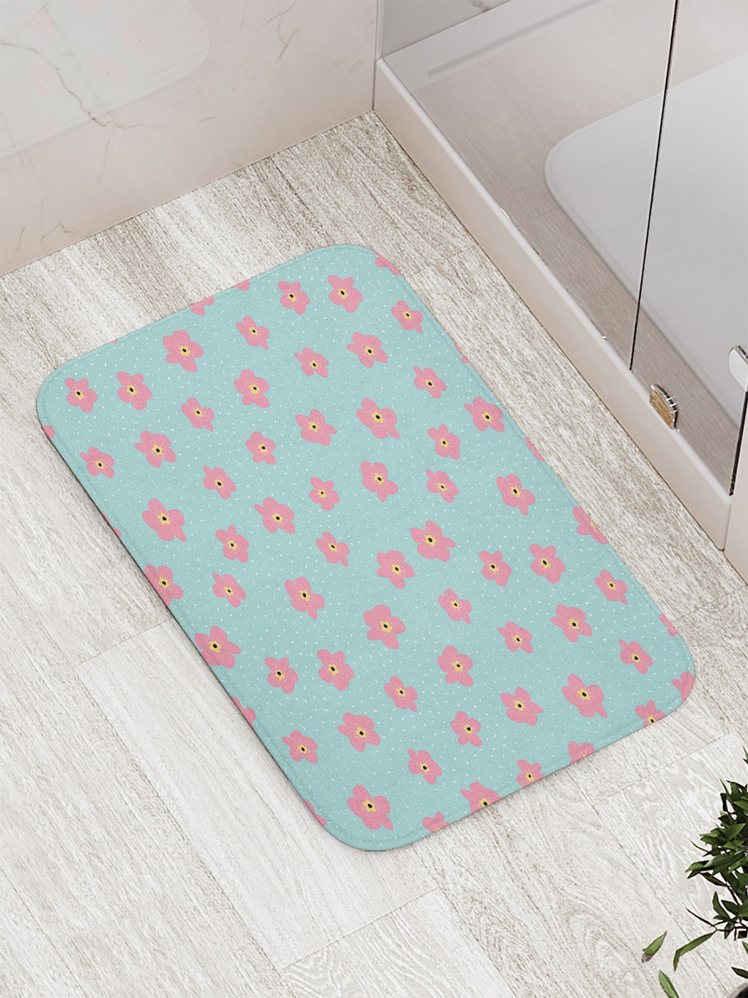 

Коврик противоскользящий для ванной, сауны, бассейна, 77х52 см bath_64674 JoyArty