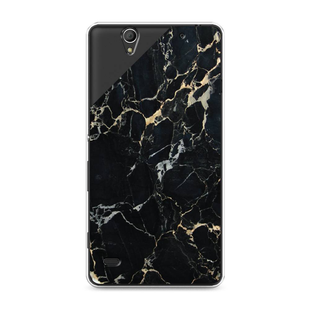 

Чехол Awog на Sony Xperia C4 "Черный мрамор уголок", Разноцветный, 52650-3
