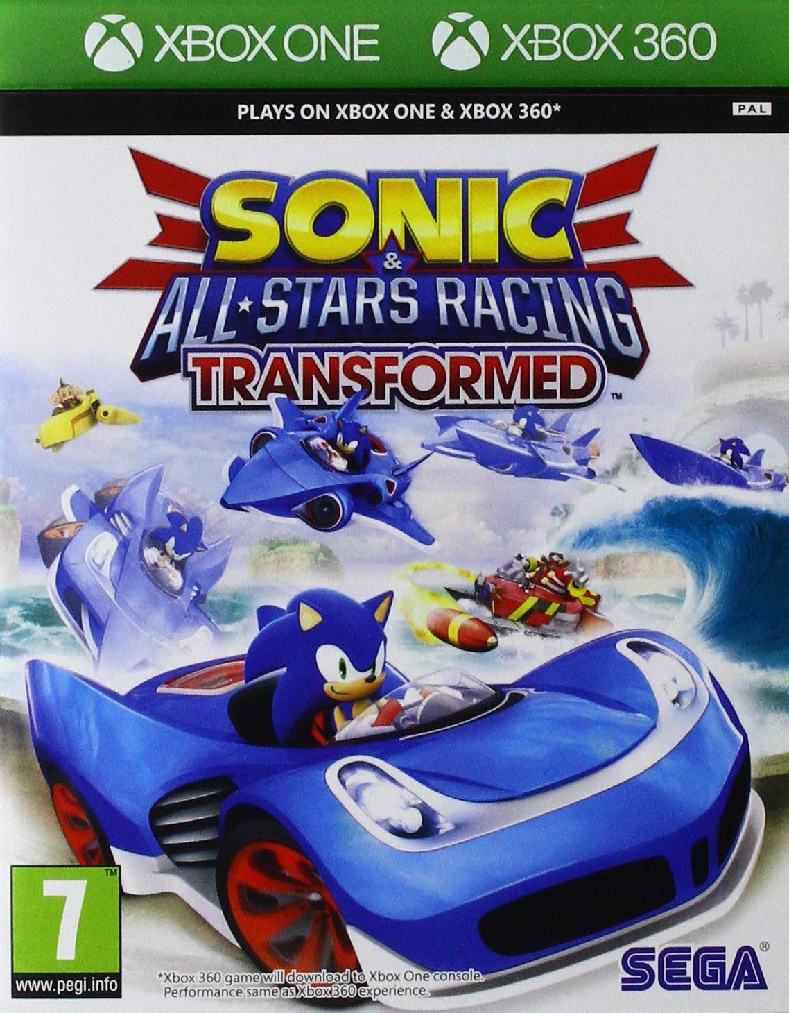 фото Игра sonic & all-stars racing transformed для xbox 360/xbox one sega