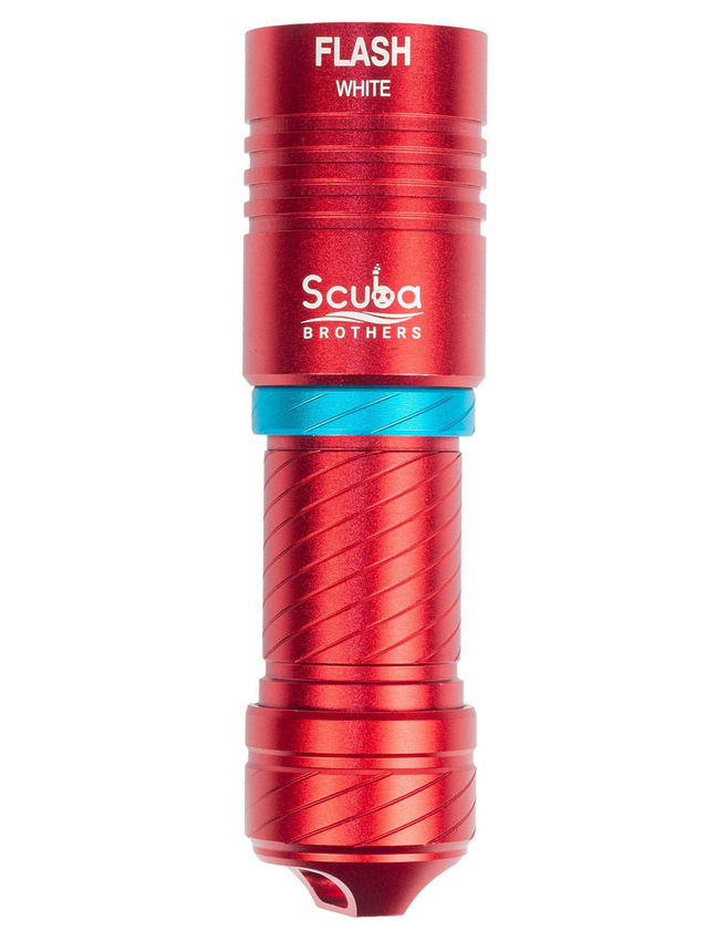 Фонарь для дайвинга Scuba brothers FLASH RED 2000 Lm, холодный белый свет