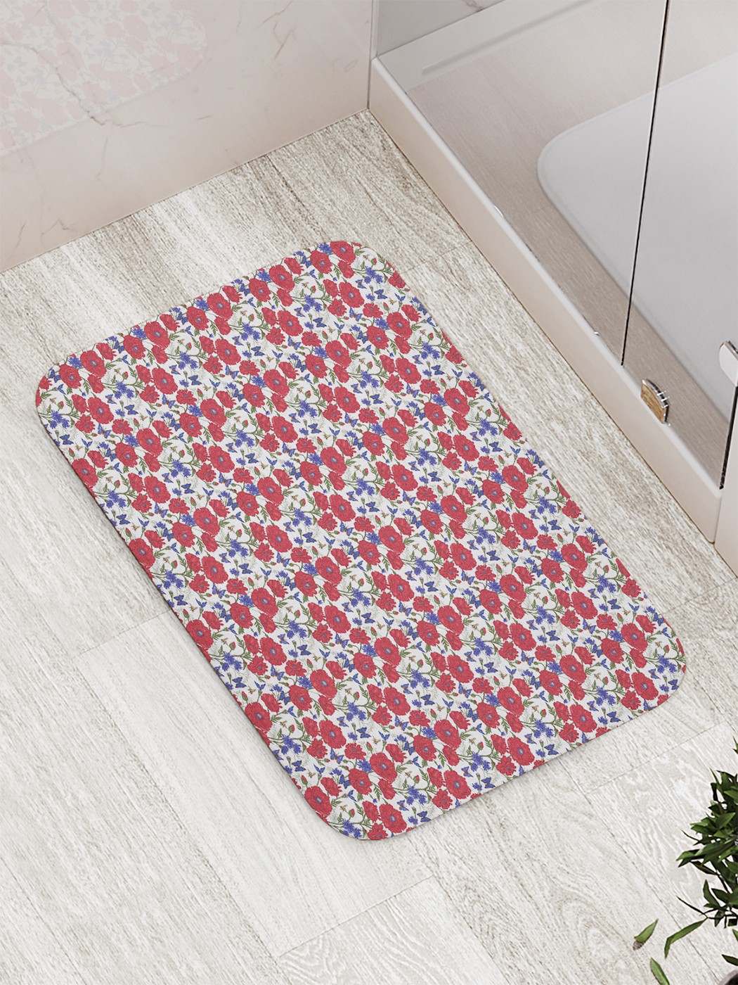 

Коврик противоскользящий для ванной, сауны, бассейна, 77х52 см bath_64645 JoyArty