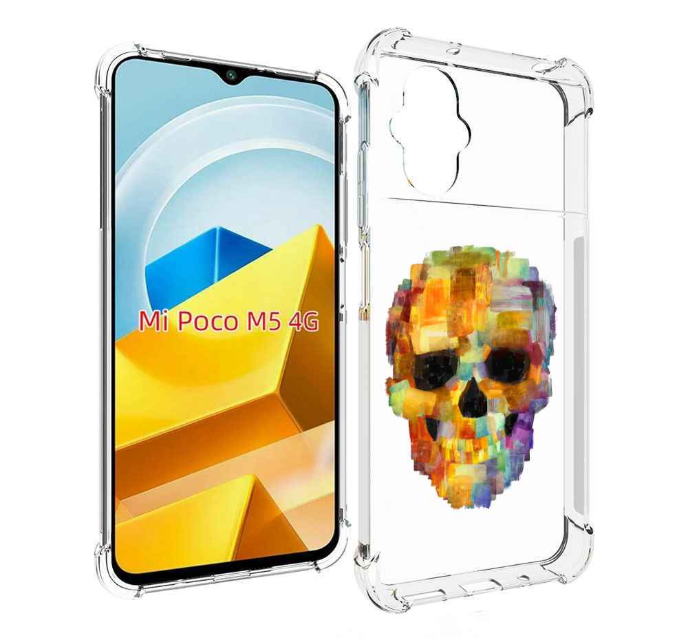 

Чехол MyPads Tocco для Xiaomi M5 нарисованный череп, Прозрачный, Tocco