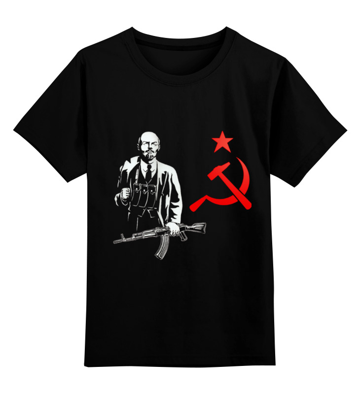 

Детская футболка классическая Printio Ленин, р. 140, Черный, 0000000720617