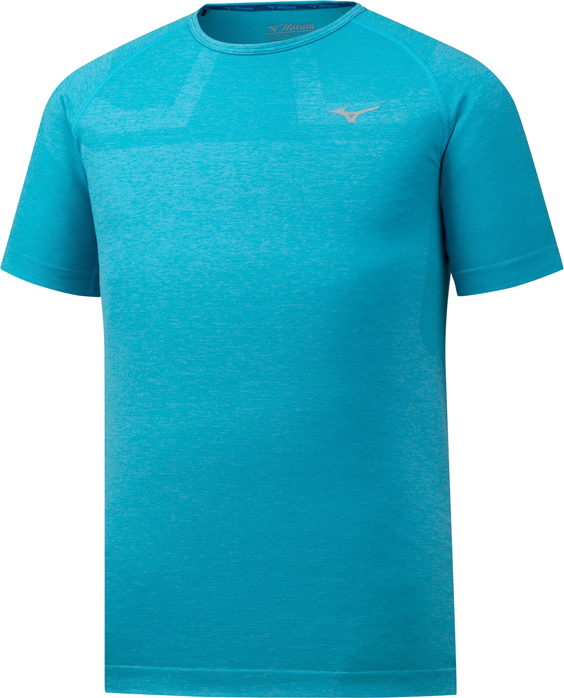 

Футболка мужская Mizuno Helix Seamless Tee голубая L, Синий, Helix Seamless Tee