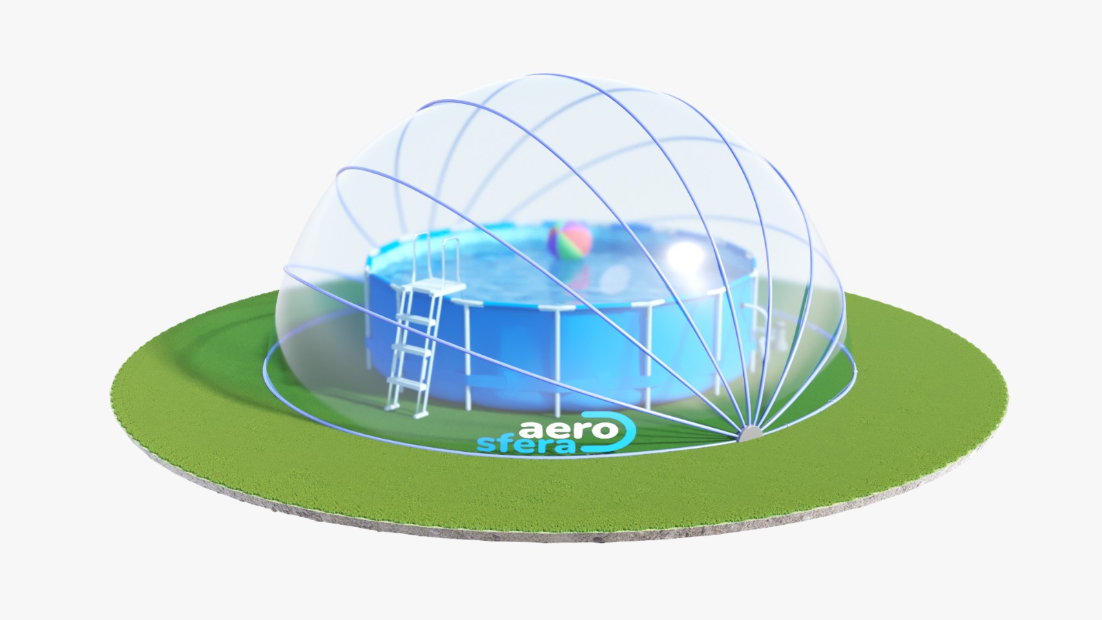 Купол для бассейна Aerosfera Размер 3 0000003 450х450х225