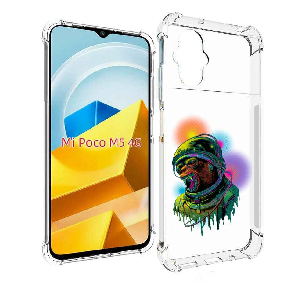 

Чехол MyPads Tocco для Xiaomi M5 медведь космонавт, Прозрачный, Tocco