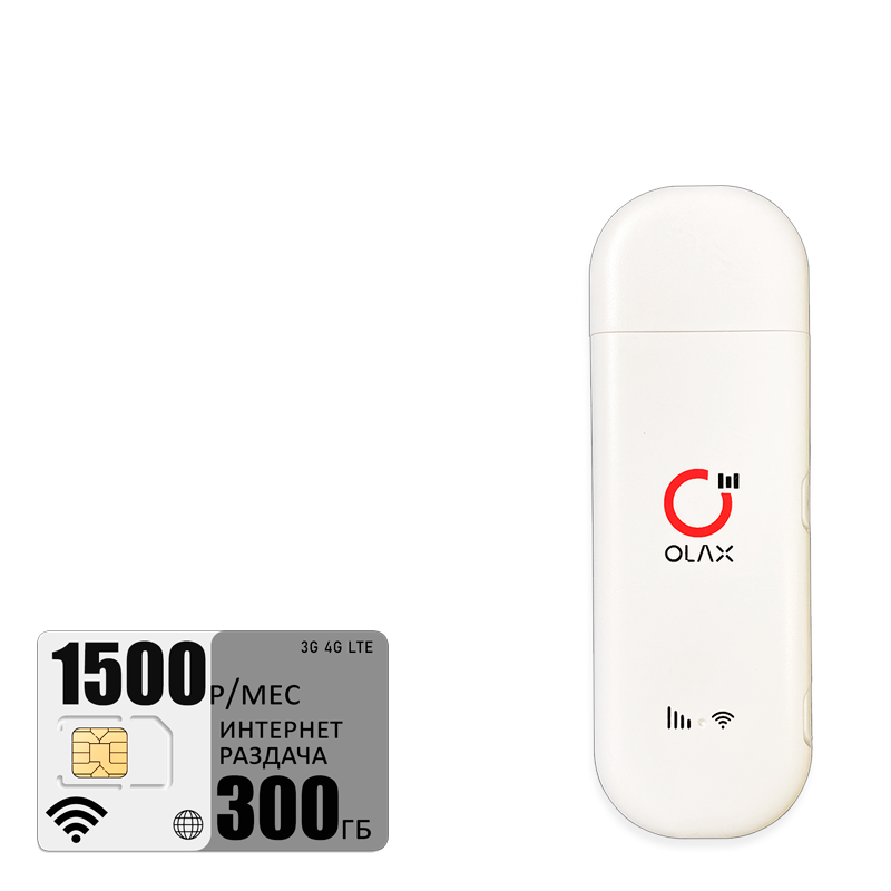 

Usb-модем Olax F90 (modem-f90-tele2-1500-pro-sb), Белый, F90