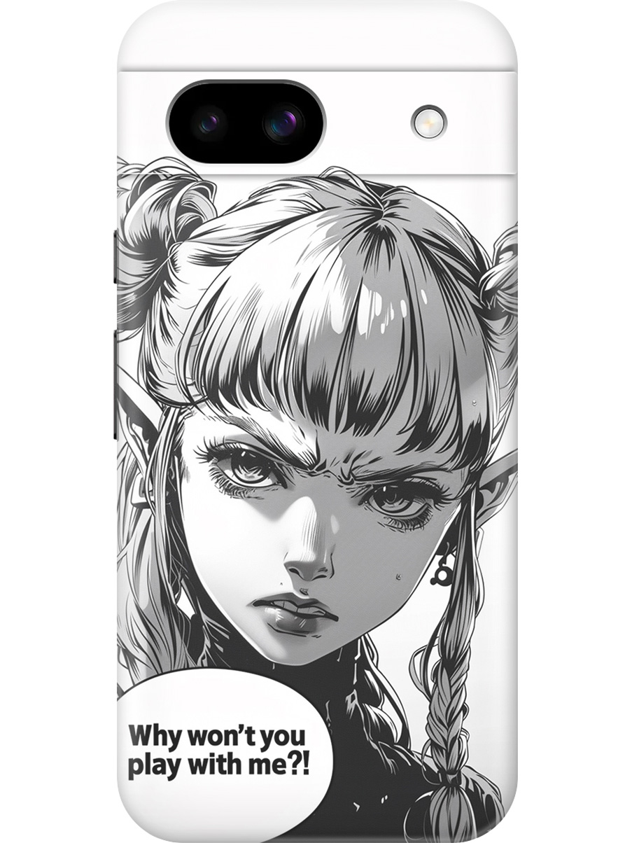 

Силиконовый чехол на Google Pixel 8a с принтом "Аниме эльфийка", Прозрачный;белый;черный, 784809175