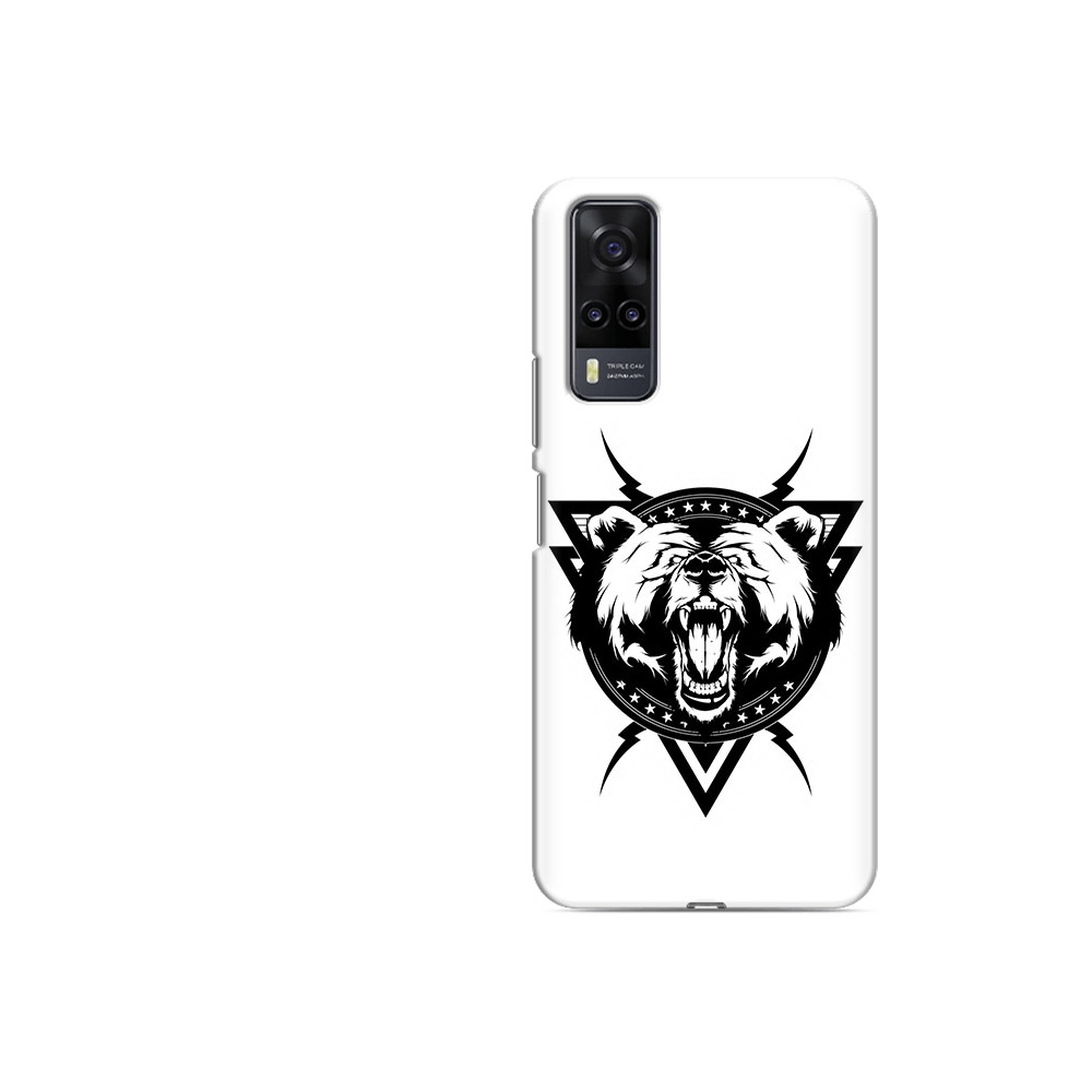 

Чехол MyPads Tocco для Vivo Y31 медведь в треугольнике (PT157735.439.464), Прозрачный, Tocco