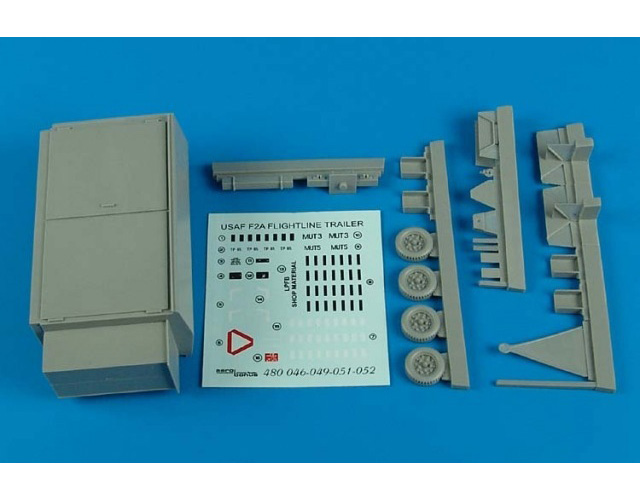 

Набор дополнений Aires 1/48 USAF F-2A Flightline maintenance shop trailer 480 051