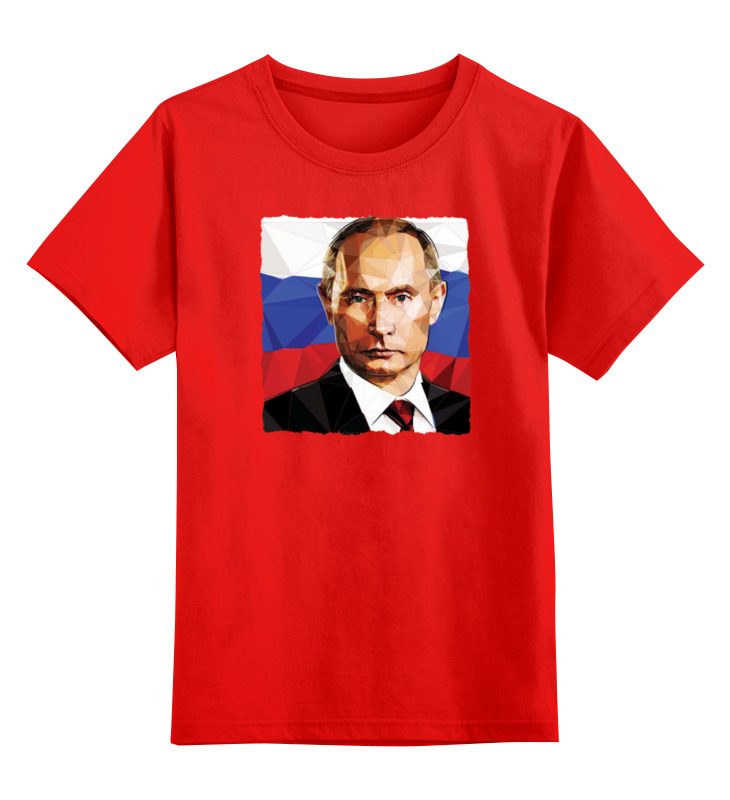 

Детская футболка классическая Printio Putin, р. 140, 0000000718471