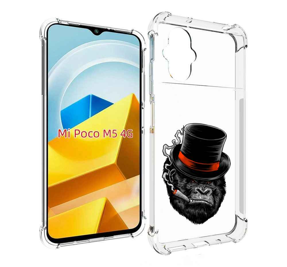 

Чехол MyPads Tocco для Xiaomi M5 дизайнерская горилла, Прозрачный, Tocco