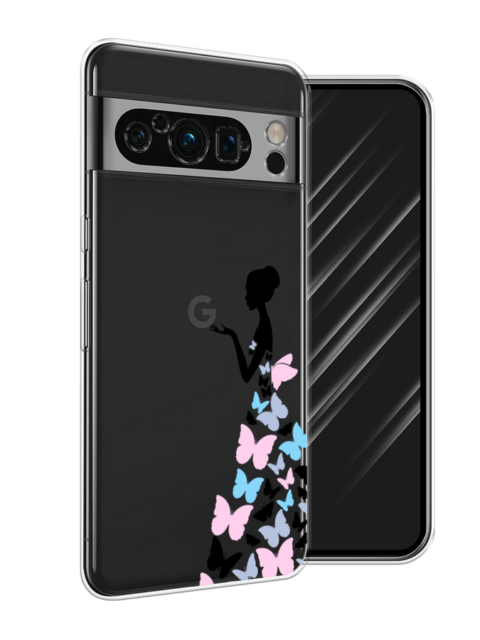 

Чехол Awog на Google Pixel 8 Pro "Платье из бабочек", Белый;розовый, 271650-1